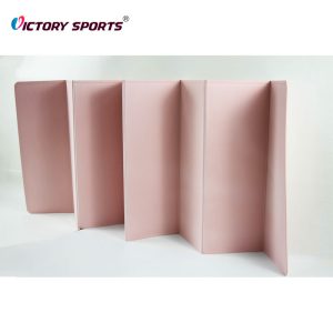 portable foldable yoga mat with strap 4