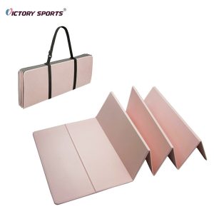 Portable Foldable Yoga Mat with Strap