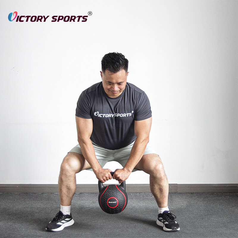 Rubber Kettlebell VKB-6025 - Image 5