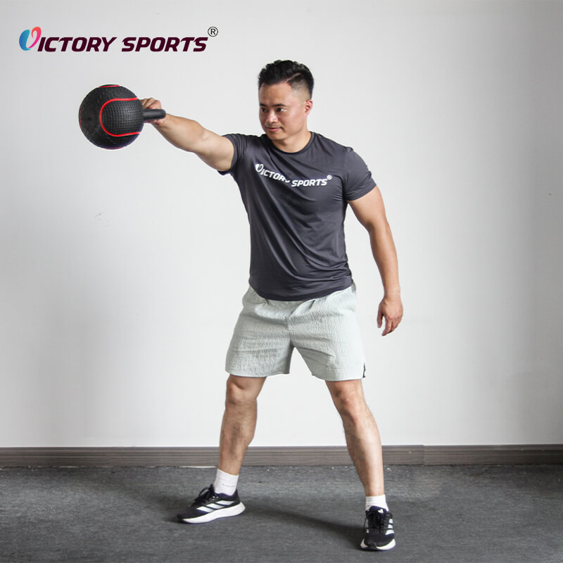Rubber Kettlebell VKB-6025 - Image 6