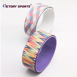 customized pattern yoga wheel 3