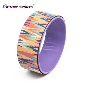 customized pattern yoga wheel 4