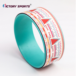 customized pattern yoga wheel 5