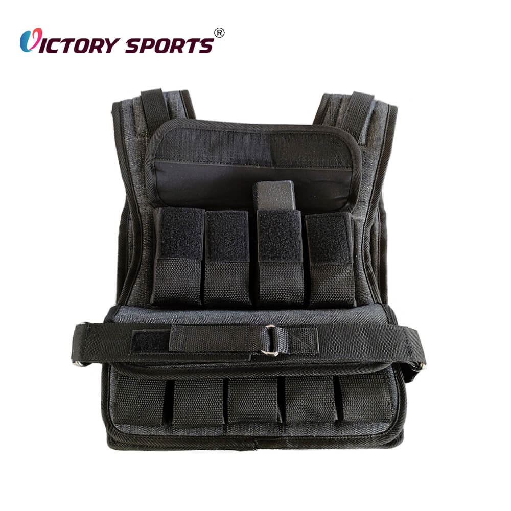 Black Weighted Vest VSW-203 - Image 2