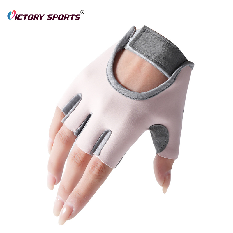 Silicone Palm Pad Fitness Training Gloves VTG-126 - Image 4
