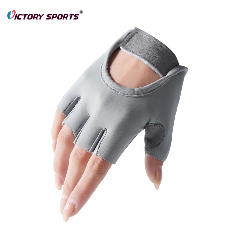 Silicone Palm Pad Fitness Training Gloves VTG-126 - Image 5