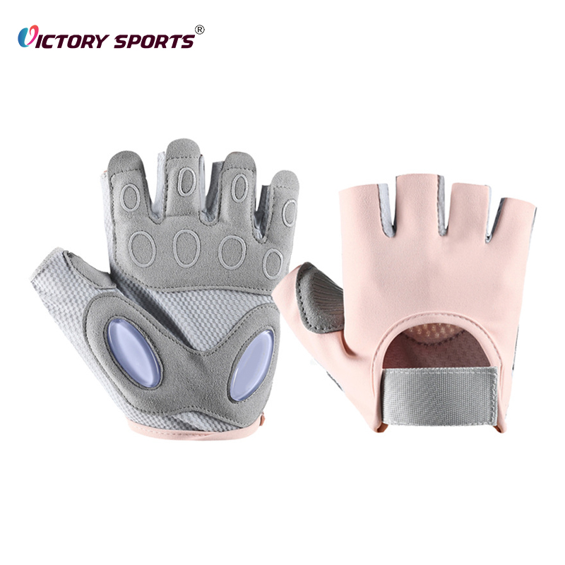 Silicone Palm Pad Fitness Training Gloves VTG-126 - Image 2