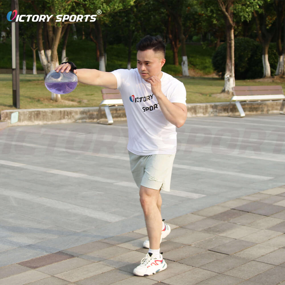 oval shape water kettlebell 1