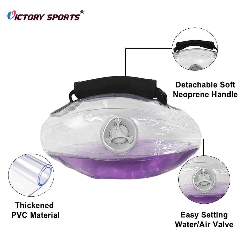oval shape water kettlebell 2
