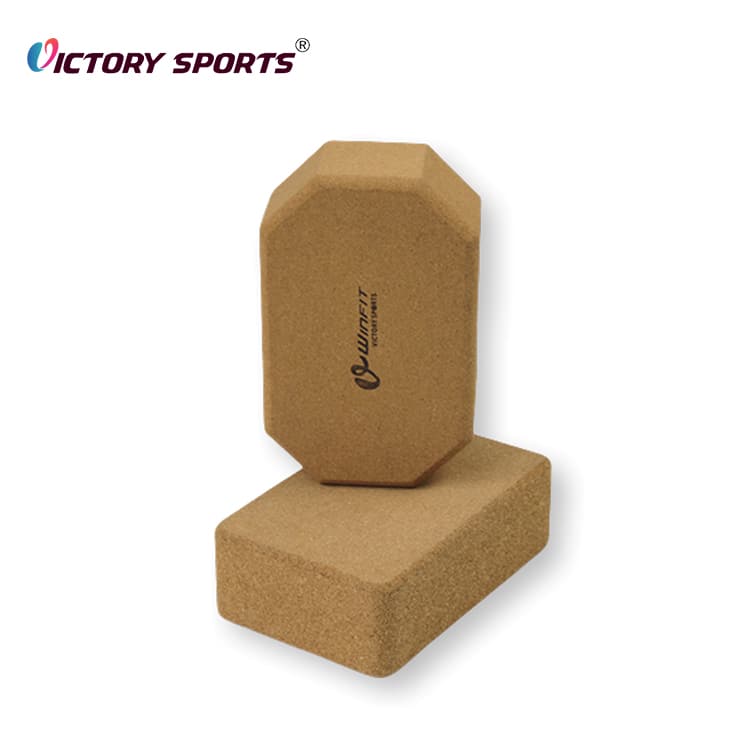 Eco-friendly Octagonal Cork Yoga Block VSEM-426B - Image 3