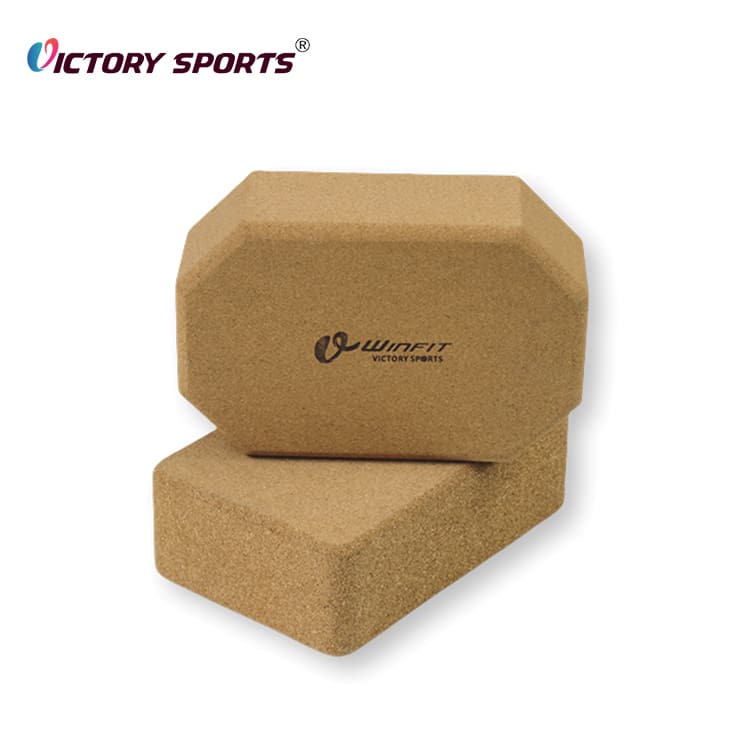 Eco-friendly Octagonal Cork Yoga Block VSEM-426B - Image 2