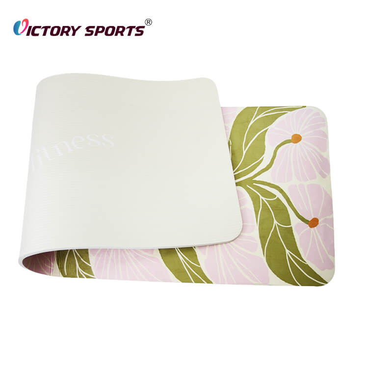 Suede Surface NBR Travel Yoga Mat - Image 4