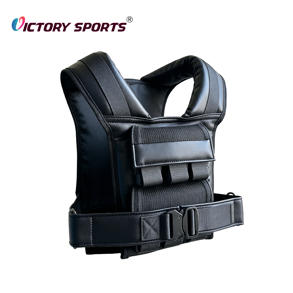 Adjustable Workout Leather Weighted Vest for Running