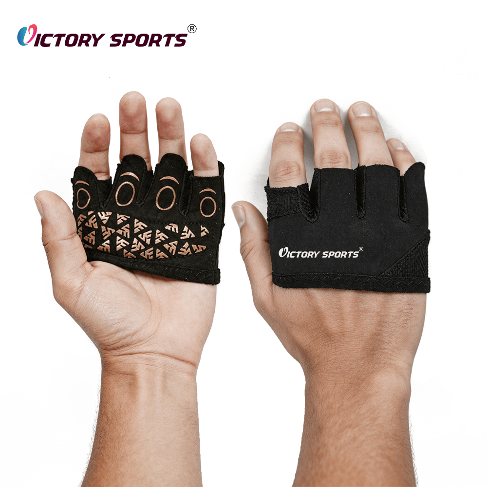Fingerless Weight Lifting Workout Gloves