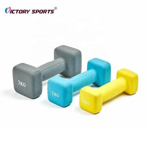 Square Neoprene Dumbbell Hand Weights for Exercise VDB-345
