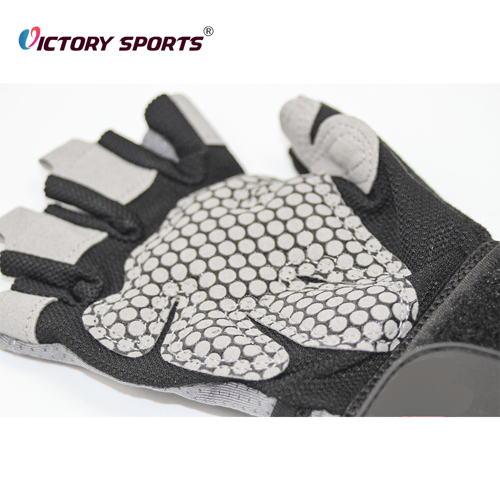 Half Finger Fitness Training Gloves With Wrist Support VTG-125 - Image 3