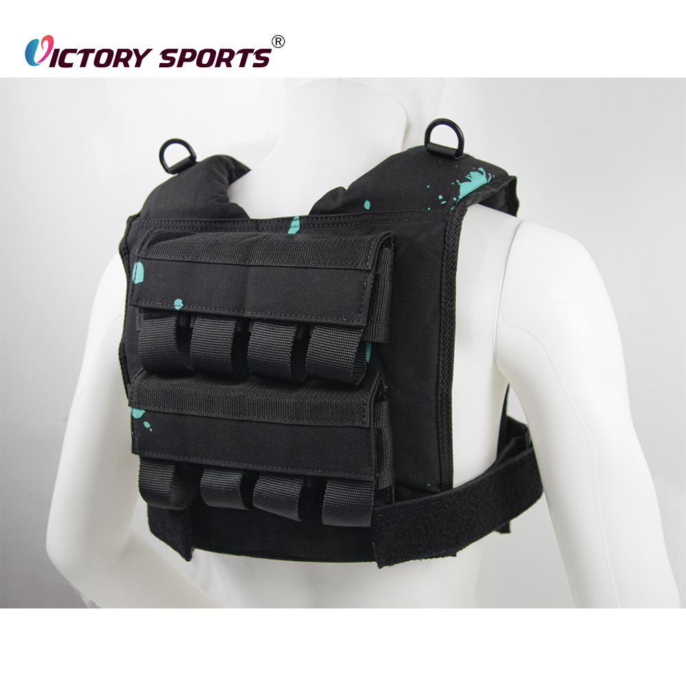 Professional Splatter Design Fashion Weighted Vest for Fitness VSW-213A - Image 5