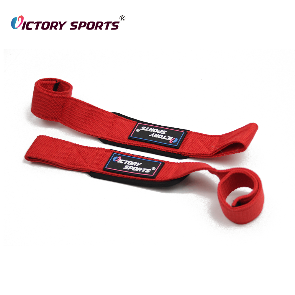 Self Curling Weight Lifting Gym Wrist Strap for Deadlifting VTG-116