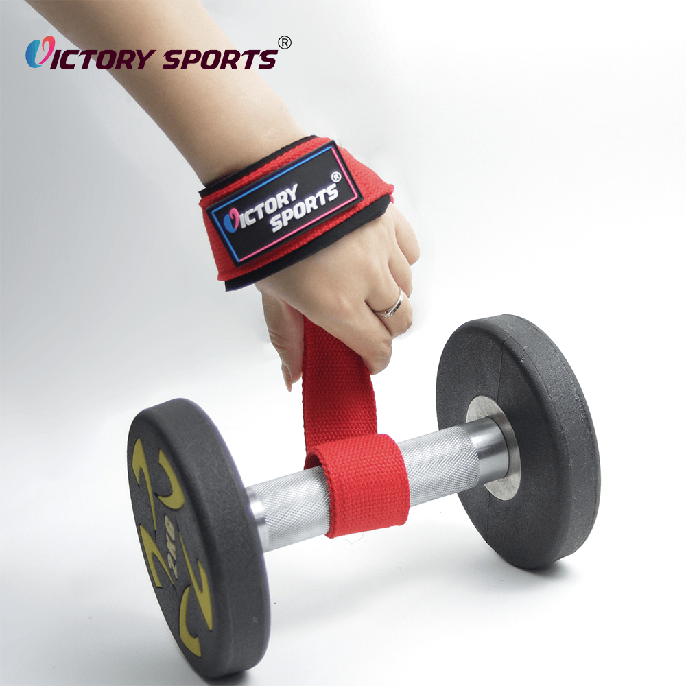 Self Curling Weight Lifting Gym Wrist Strap for Deadlifting VTG-116 - Image 6