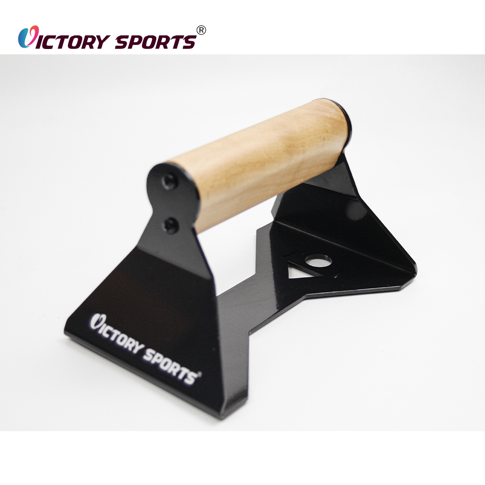 Heavy Duty Steel Wooden Handle Push Up Stand for Strength Training VPU-1561 - Image 5
